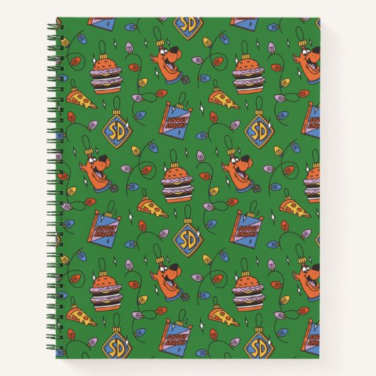 Scooby-Doo Holiday Snack Lichtermuster Notizblock (Vorderseite)