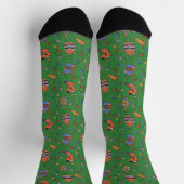 Scooby-Doo Holiday Snack Lichtermuster Socken (Oben)