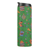 Scooby-Doo Holiday Snack Lichtermuster Thermosbecher (Nach rechts gedreht)