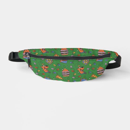 Scooby-Doo Holiday Snack Lights Pattern Bauchtasche (Vorderseite)