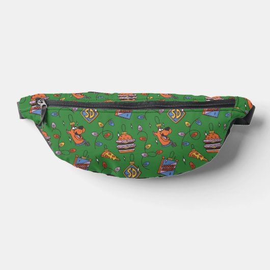Scooby-Doo Holiday Snack Lights Pattern Bauchtasche (Ablage )