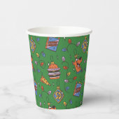 Scooby-Doo Holiday Snack Lights Pattern Pappbecher (Links)