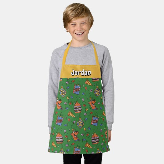 Scooby-Doo Holiday Snack Lights Pattern Schürze (Getragen)