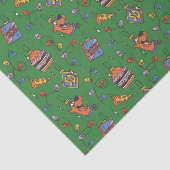 Scooby-Doo Holiday Snack Lights Pattern Seidenpapier (Ausschnitt)