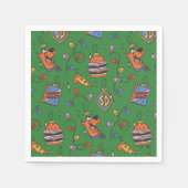 Scooby-Doo Holiday Snack Lights Pattern Serviette (Vorderseite)