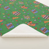 Scooby-Doo Holiday Snack Lights Pattern Sherpadecke (3/4)