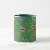 Scooby-Doo Holiday Snack Lights Pattern Tasse (Zentrum)