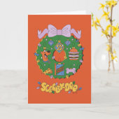 Scooby-Doo Holiday Snack Wreath Grafik Karte (Gelbe Blume)