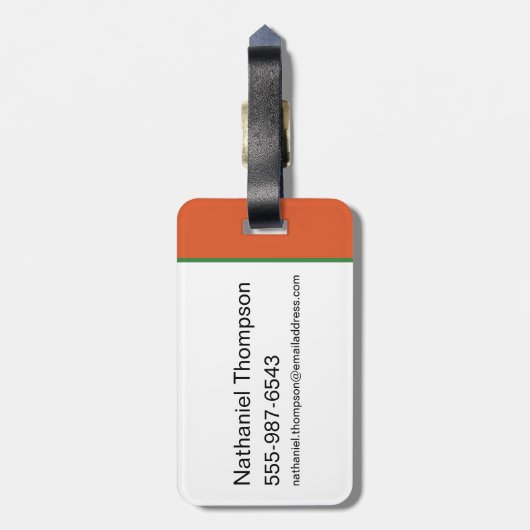 Scooby-Doo Holiday Snack Wreath Graphic Gepäckanhänger (Rückseite vertikal)