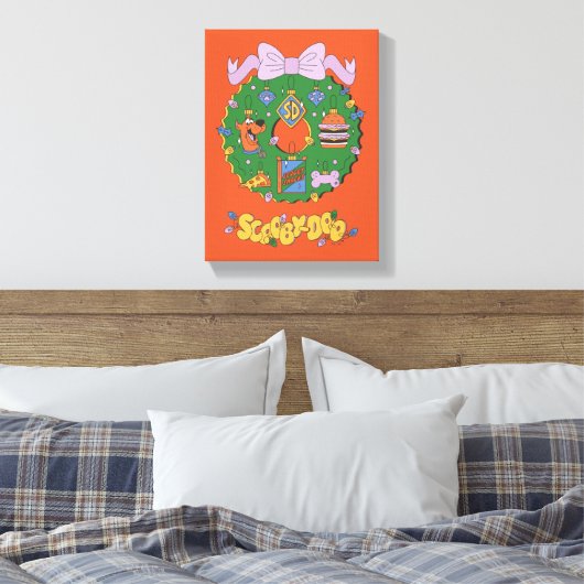 Scooby-Doo Holiday Snack Wreath Graphic Leinwanddruck (Insitu (Schlafzimmer))