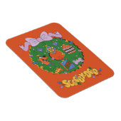 Scooby-Doo Holiday Snack Wreath Graphic Magnet (Rechte Seite)