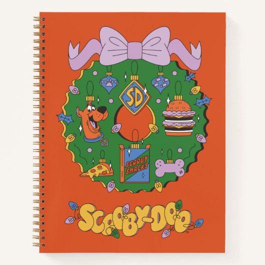 Scooby-Doo Holiday Snack Wreath Graphic Notizblock (Vorderseite)