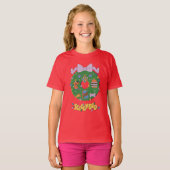Scooby-Doo Holiday Snack Wreath Graphic T-Shirt (Vorne ganz)