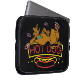Scooby-Doo Hot Dog Neon Sign Laptopschutzhülle (Vorne Rechts)
