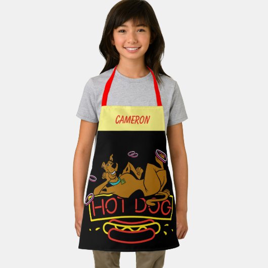 Scooby-Doo Hot Dog Neon Sign Schürze (Insitu)