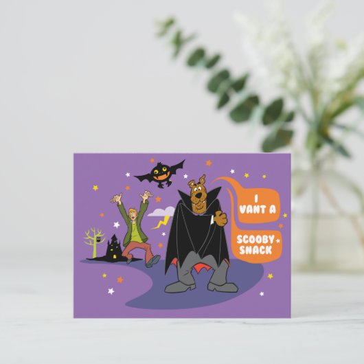 Scooby-Doo | I Vant a Scooby Snack Postkarte (Stehend Vorderseite)