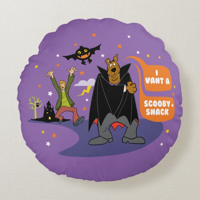 Scooby-Doo | I Vant a Scooby Snack Rundes Kissen (Vorderseite)