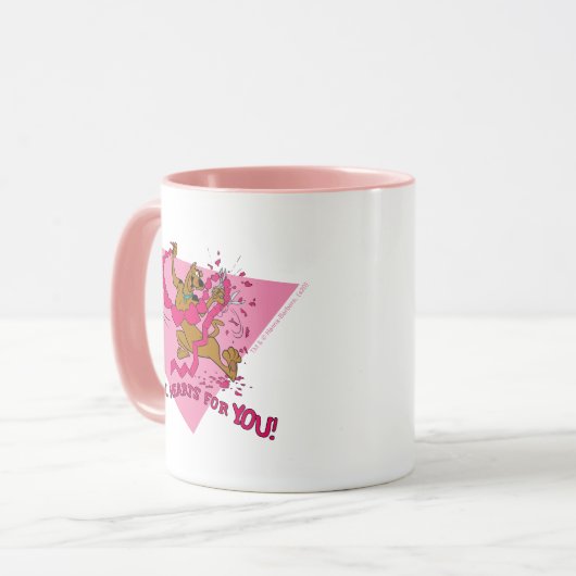 Scooby-Doo - Ich bin für dich das Herz Tasse (Vorderseite Links)