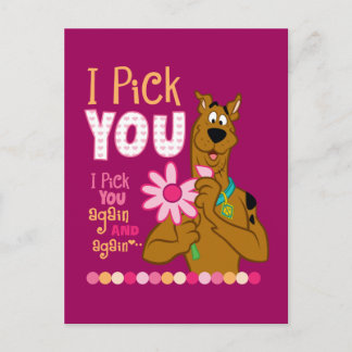 Scooby Doo - Ich wähle dich Postkarte