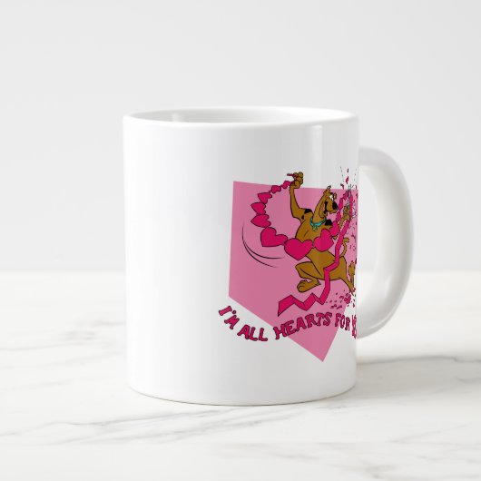 Scooby-Doo - I'm All Hearts For You Jumbo-Tasse (Vorderseite Rechts)