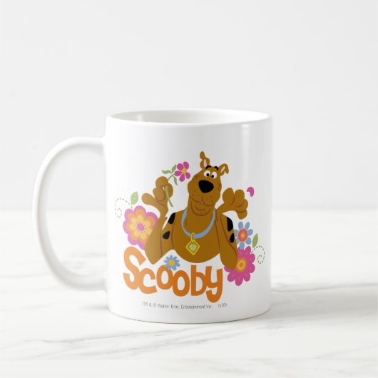 Scooby-Doo in Blume Kaffeetasse (Links)