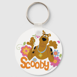 Scooby-Doo in Blume Schlüsselanhänger