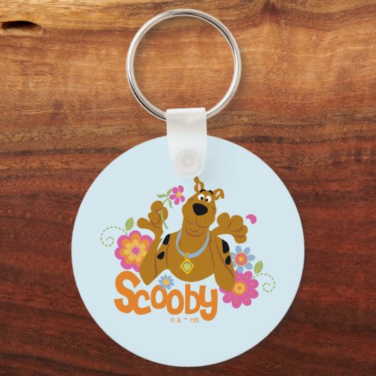 Scooby-Doo in Blume Schlüsselanhänger (Rückseite)