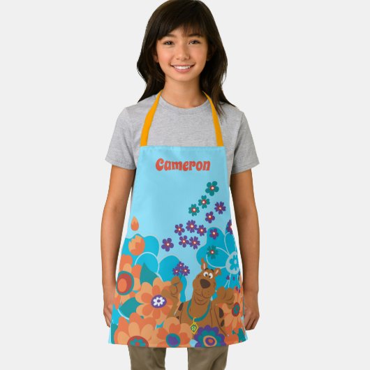 Scooby-Doo in Blume Schürze (Insitu)