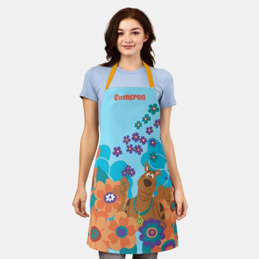 Scooby-Doo in Blume Schürze (Getragen)