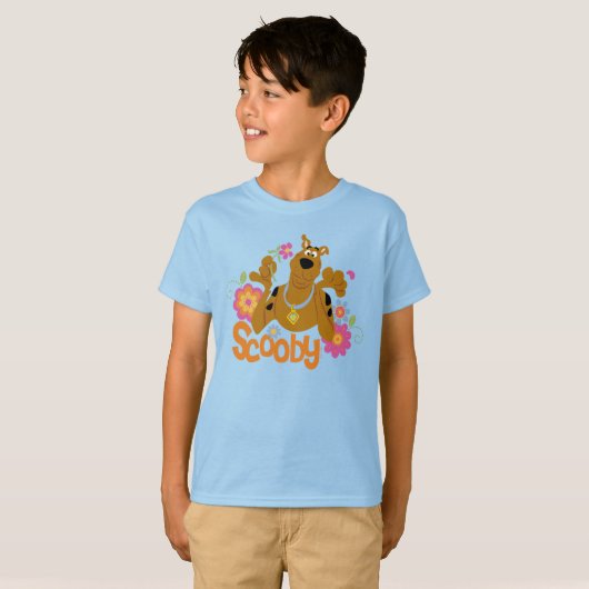Scooby-Doo in Blume T-Shirt (Vorne ganz)