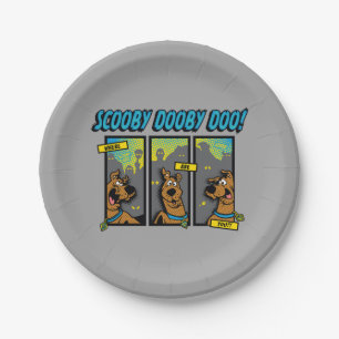 Scooby-Doo, in dem Sie Comic-Platten sind Pappteller