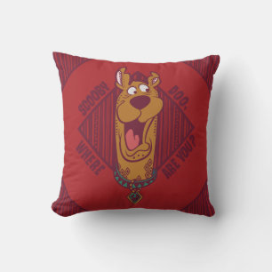 Scooby-Doo, in dem Sie Stammes- Grafik sind Kissen