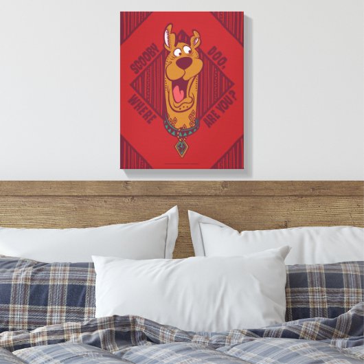 Scooby-Doo, in dem Sie Stammes- Grafik sind Leinwanddruck (Insitu (Schlafzimmer))