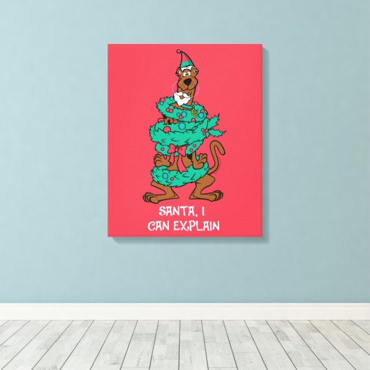 Scooby-Doo ist in Kränden verstrickt Leinwanddruck (Insitu (Holzboden))