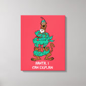 Scooby-Doo ist in Kränden verstrickt Leinwanddruck (Vorderseite)