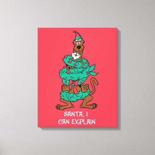 Scooby-Doo ist in Kränden verstrickt Leinwanddruck (Vorderseite)