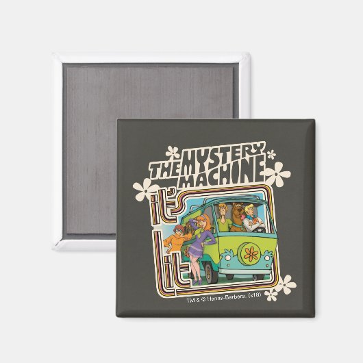 Scooby-Doo | "It's Lit" Mystery Machine Graphic Magnet (Vorderseite/Rückseite)