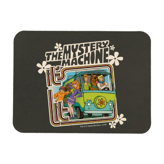 Scooby-Doo | "It's Lit" Mystery Machine Graphic Magnet (Horizontal)