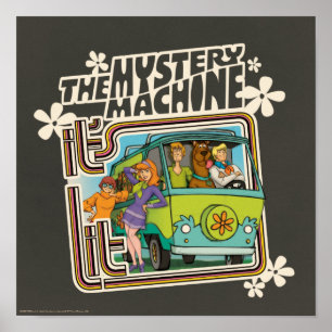 Scooby-Doo   "It's Lit" Mystery Machine Graphic Poster