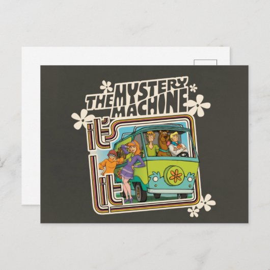 Scooby-Doo | "It's Lit" Mystery Machine Graphic Postkarte (Vorne/Hinten)