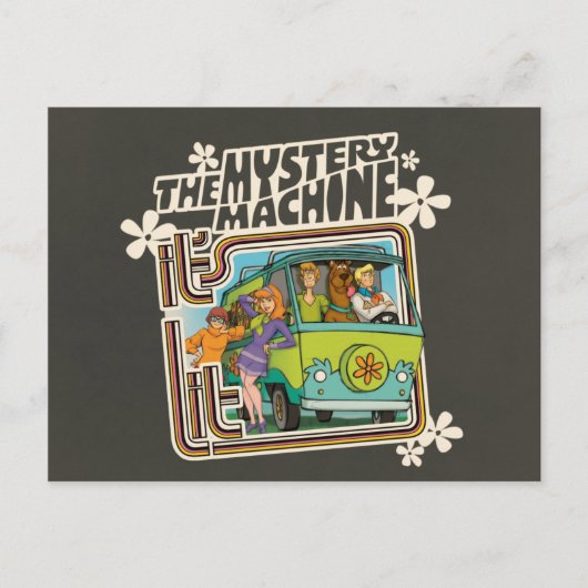 Scooby-Doo | "It's Lit" Mystery Machine Graphic Postkarte (Vorderseite)
