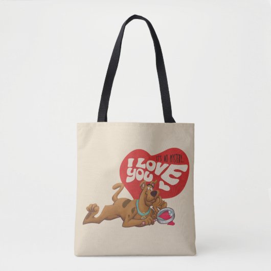 Scooby-Doo - It's No Mystery… I Love You Tasche (Vorderseite)