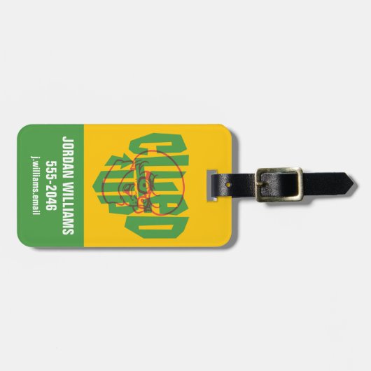 Scooby-Doo | Klugen Gepäckanhänger (Vorderseite horizontal)