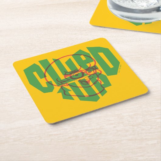 Scooby-Doo | Klugen Rechteckiger Pappuntersetzer (angewinkelt)