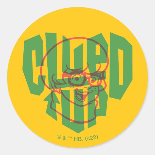 Scooby-Doo | Klugen Runder Aufkleber (Vorderseite)