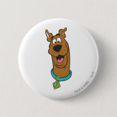Scooby-Doo lächelnd Gesicht Button (Vorderseite)