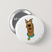 Scooby-Doo lächelnd Gesicht Button (Vorne & Hinten)