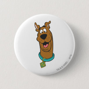 Scooby-Doo lächelnd Gesicht Button