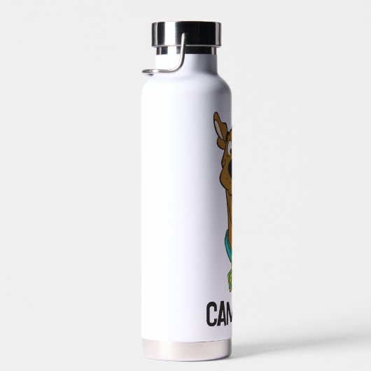 Scooby-Doo lächelnd Gesicht | Name hinzufügen Trinkflasche (Rechts)