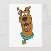 Scooby-Doo lächelnd Gesicht Postkarte (Vorderseite)